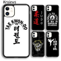 Krajews Kung Fu Karate Taekwondo JIU JITSU judo Phone Case Cover For iPhone 17 Air 16 15 14 plus 11 12 13 pro max
