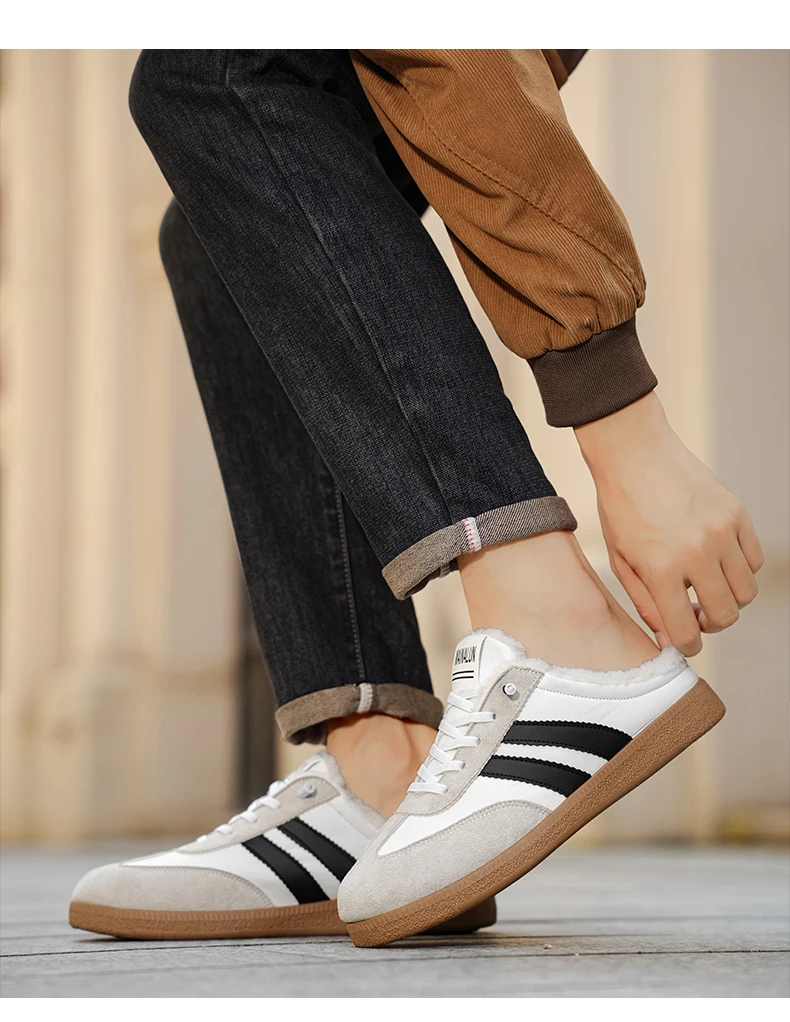 Modische Halbschuhe für Herren, Sommer-Slipper, große Größe 48, Herren-Freizeitschuhe, bequeme Slip-on-Sneaker für den Außenbereich, Herren-Mules – Detail 31