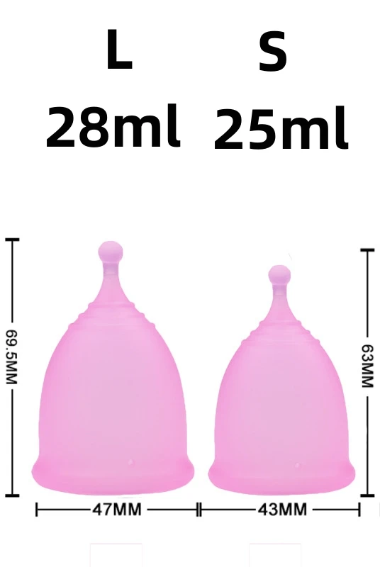 Women Menstrual Cup Medical Grade Silicone Feminine Period Cup Hygiene Copa Menstrual de Silicone Medica Reusable Menstrual Cup