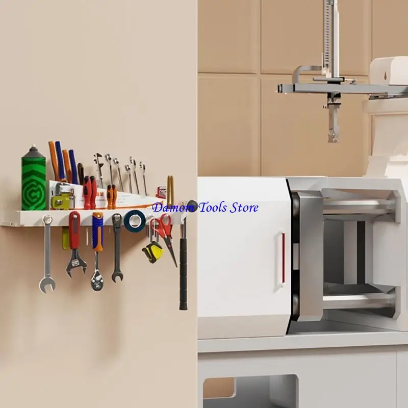 57BE Screwdriver Wall Mounted Pliers Holder Screwdriver Stand Space Saving Wrench Rack For Workshop Garage Home