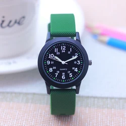 Fashion Women Men 24h Luminous Hands High Quality Silicone Strap Wrist Watches Children Boys Girls Lovers Simple Quartz Clock