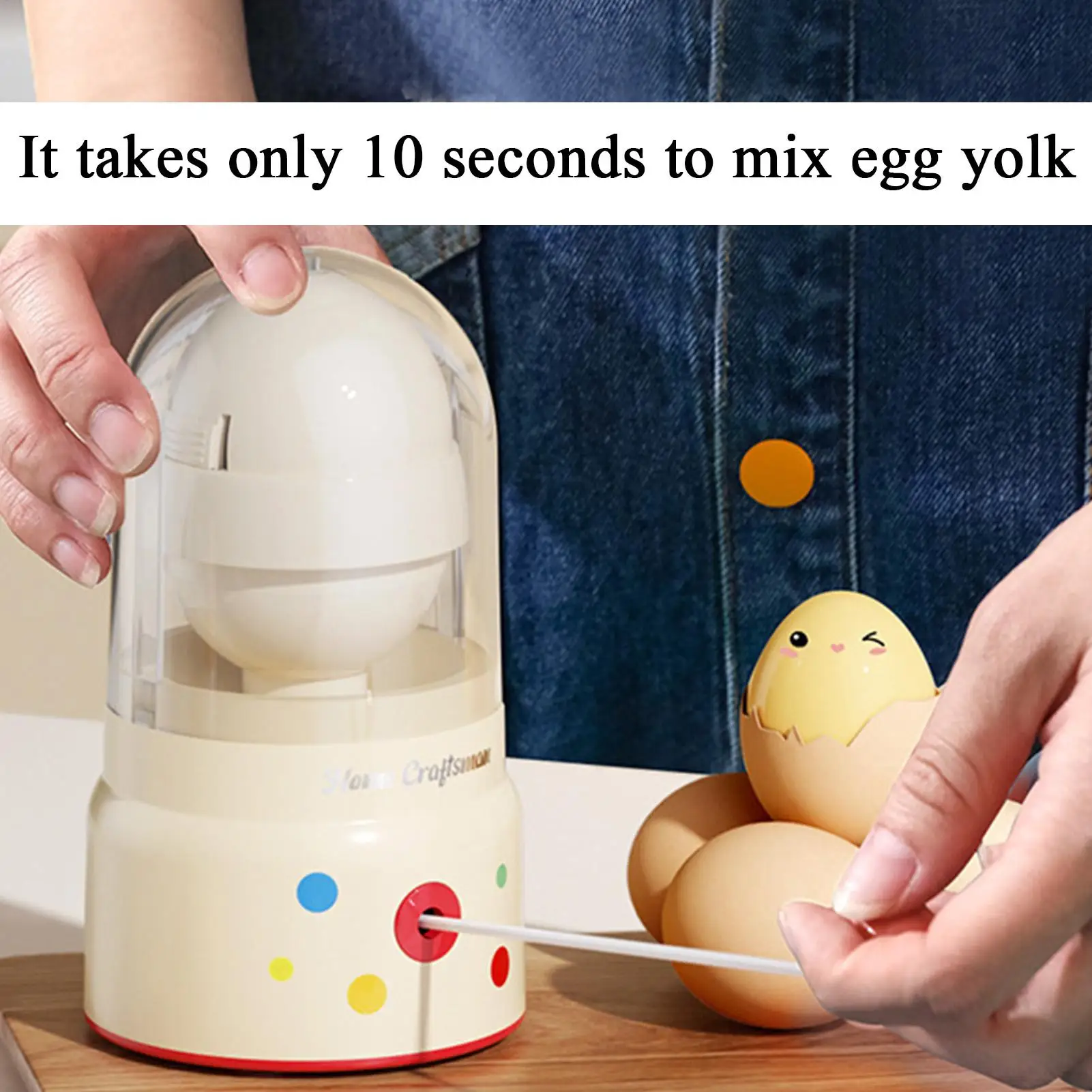 

Миксер для яичного желтка, портативный шейкер для яиц, ручной шейкер для яиц, ручные гаджеты, миксер для съемника яиц, кухонный золотой чайник