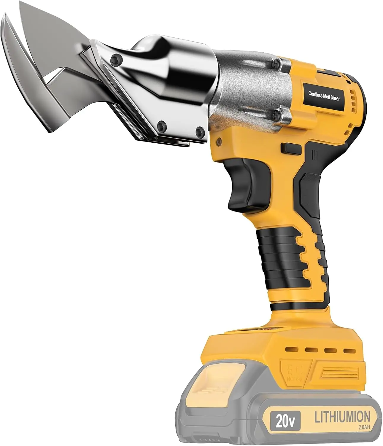 

Беспроводной инструмент для ножниц по металлу 360° ° Поворотная головка, режет из нержавеющей стали и листового металла, крутящий момент 221 фунта