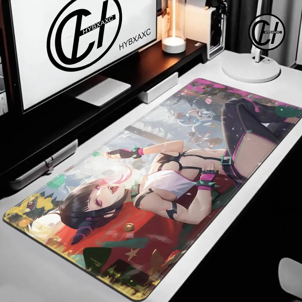 Hot Selling Anime Girl Hentai J-Juri S-Street F-Fighter 6 Mouse Mat Desk Mat With Pad Gaming Accessories Prime Gaming XXL