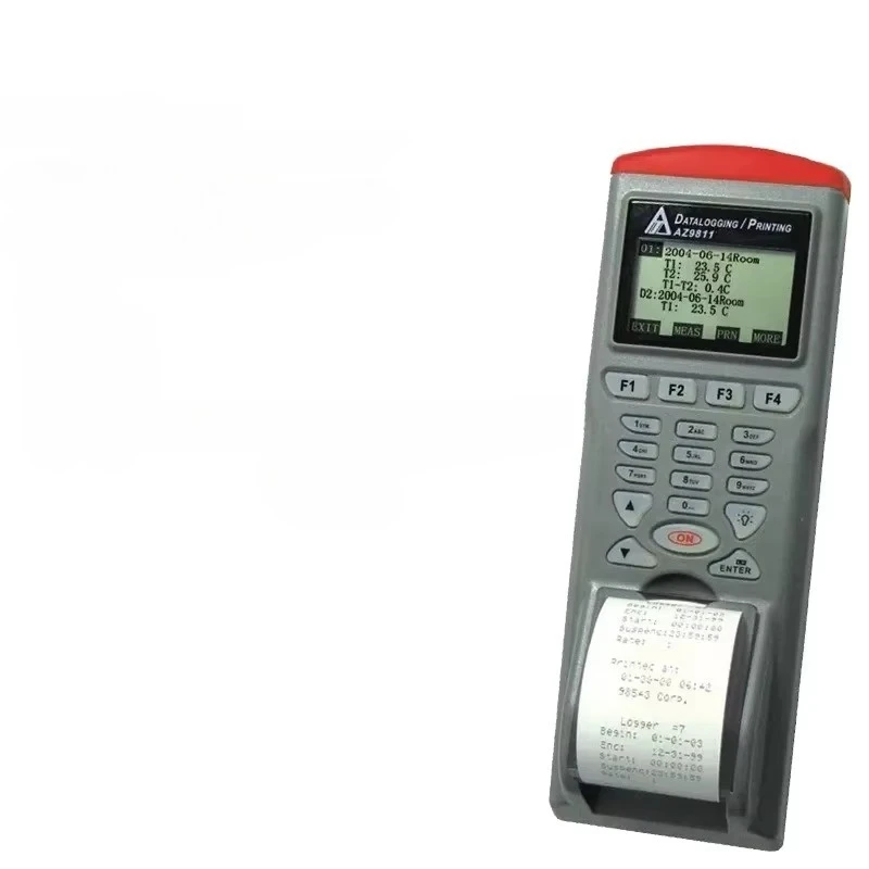 AZ9811 Infrared Thermometer With Printer RS232 Selectable Unit Support Computer Connection Temperature Tester