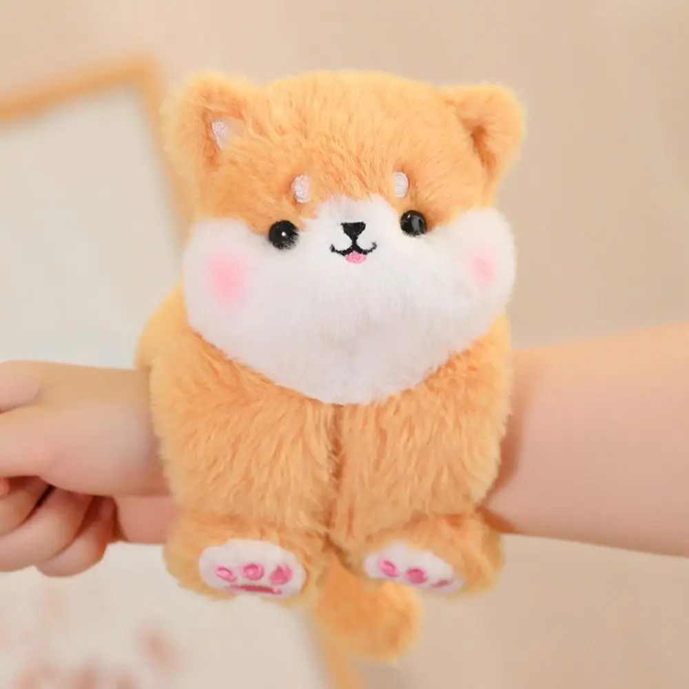 Stuffed Animal Dinosaur Slap Bracelet Series Dog Cartoon Slap Bracelet Cozy Touch Panda Wrist Band New Year Gift