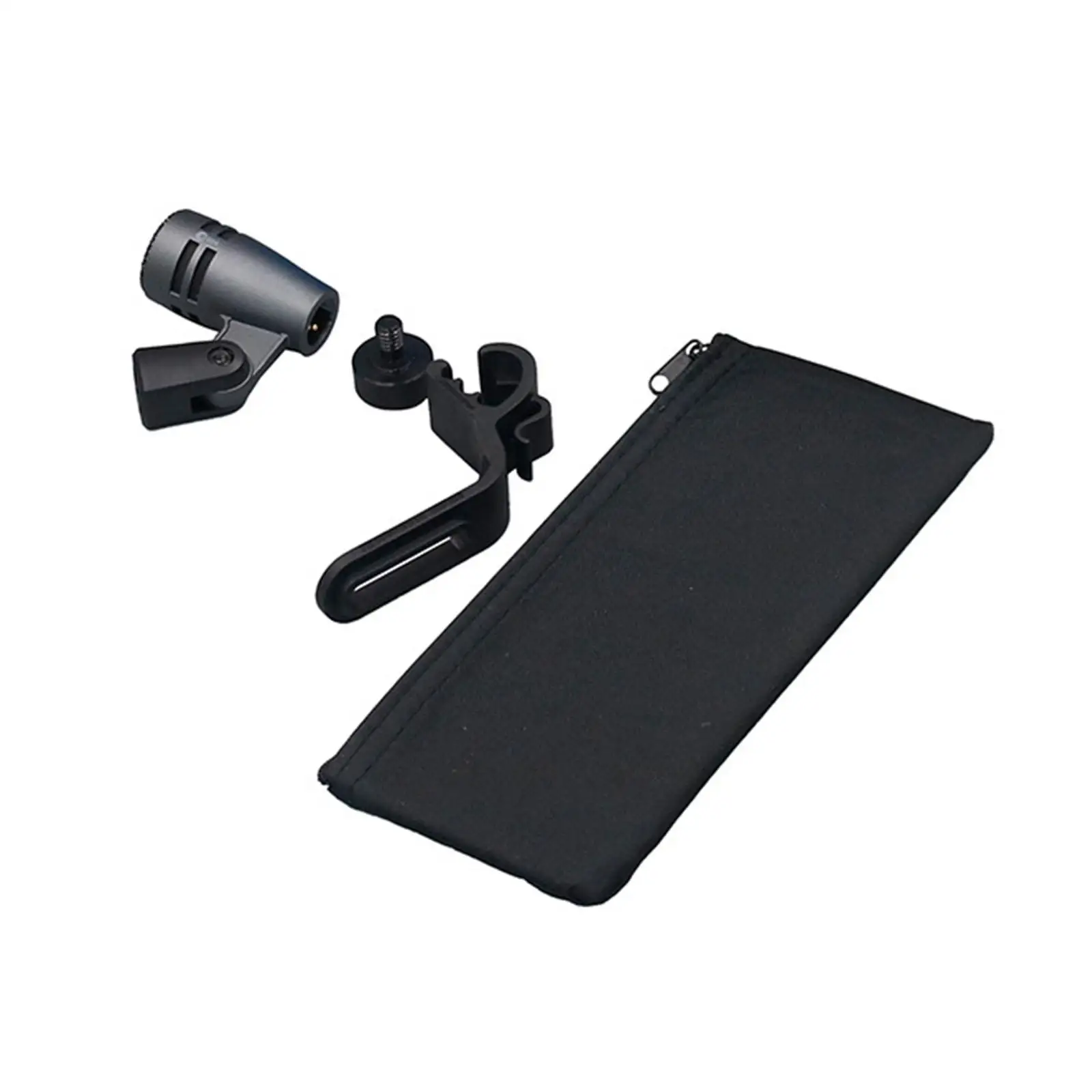 Dynamic Instrument Microphone Drum Microphone Sound Pickup Mic Clamp Mount Snare Drum Mic for Hi-hat Cymbals Toms Performing