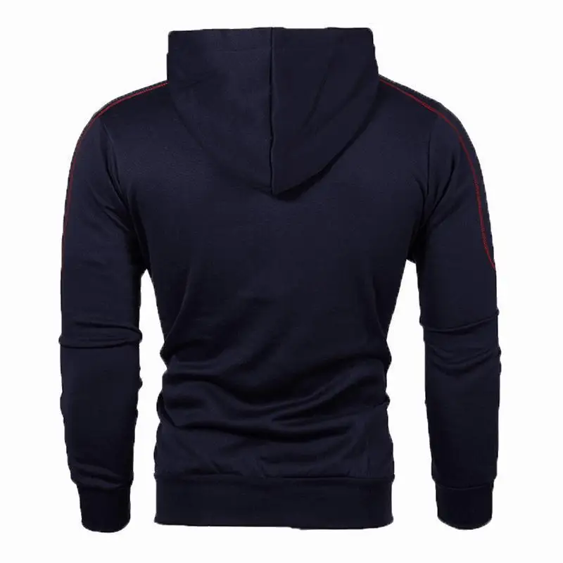 2024 Mens Zipper Hoodie High Quality Male Dialy Casual Sports Hooded Jackets Four Seasons Cool Motorcycle Coat