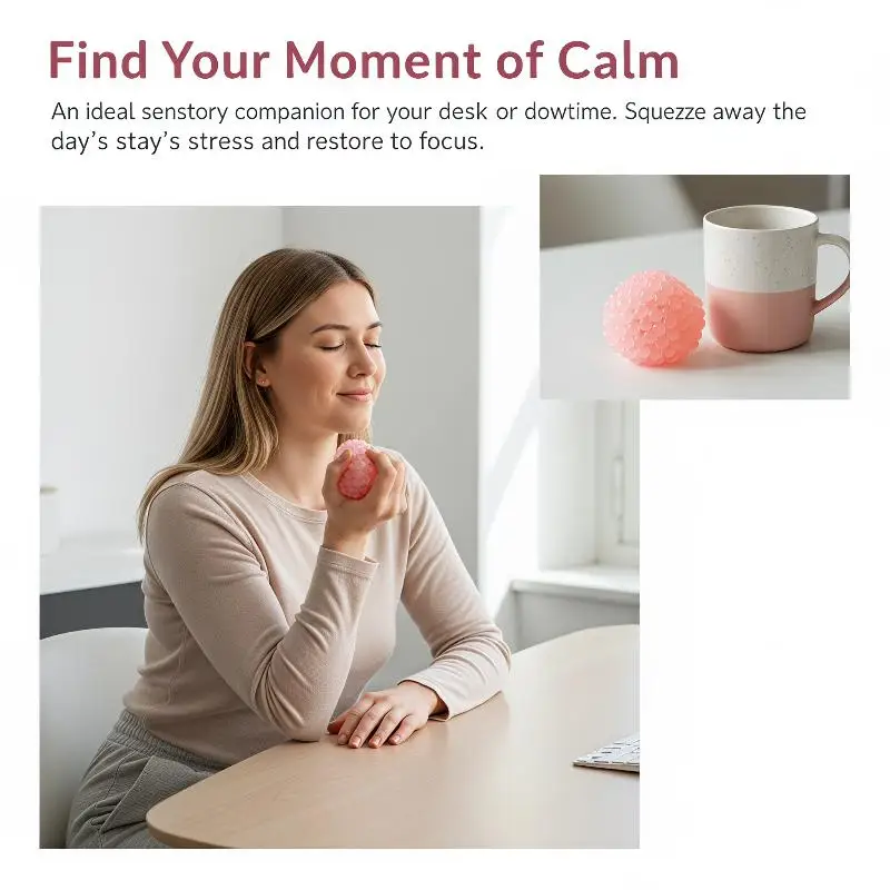 Slow Rebound Handmade Squeeze Fidget Ice Beads Balls Portable Stress Relief Toy for Adults Anxiety Relax Car Daily Use