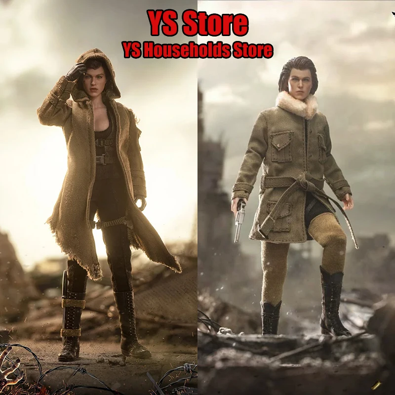 Limited LR003 LR004 1/12 Alice Female Agent Soldier Model Western Movie Role Simulation Full Set BROTOYS 6