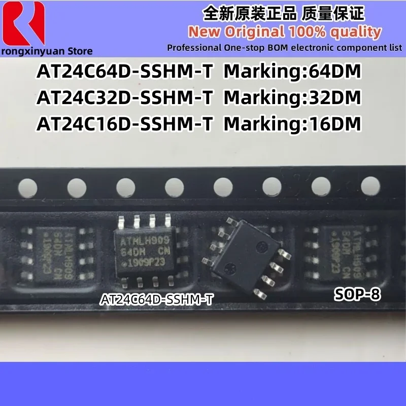 10pcs AT24C64D-SSHM-T 64dm AT24C64D-SSHM at24c64d AT24C32D-SSHM-T 32dm at24c32d AT24C16D-SSHM-T 16dm AT24C16D-SSHM at24c16d neu