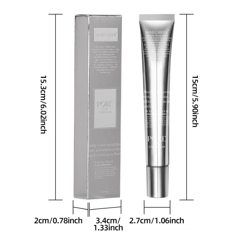 Correcteur liquide mat, 3 couleurs, haute couverture, imperméable, contrôle de l'huile, hydratant, longue durée, maquillage professionnel pour le visage