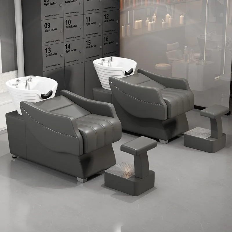 Styling Wash Chair Shampoo Bed Machine Japanese-style Shampoo Bed Reclining Myjnia Fryzjerska Spa Z Fotelem Beauty Furniture