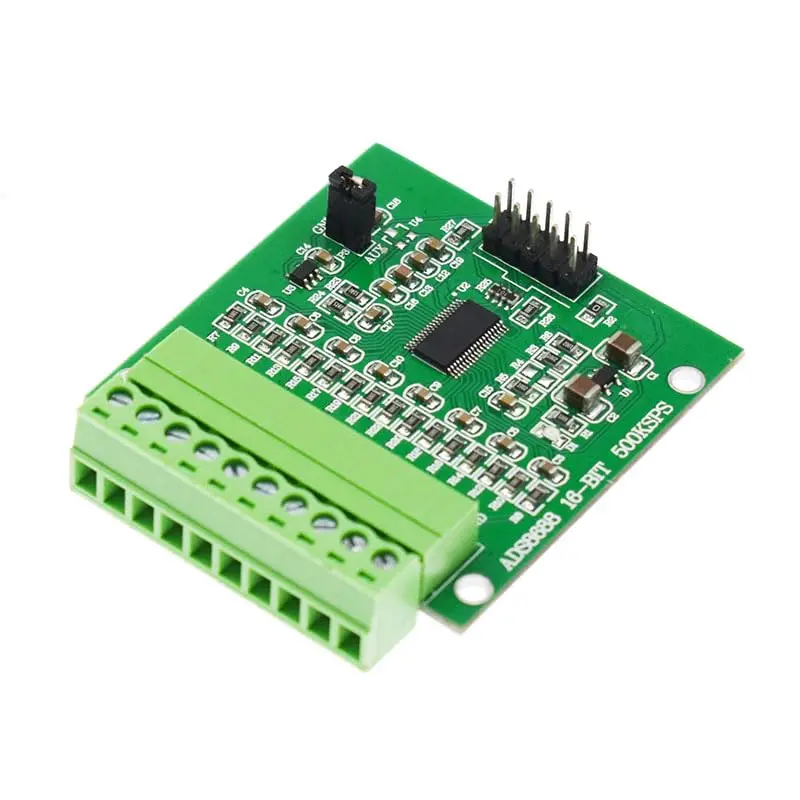 ADS8688 AD16-bit Módulo de aquisição de dados, única entrada bipolar, 8 canais, CAD, 2pcs