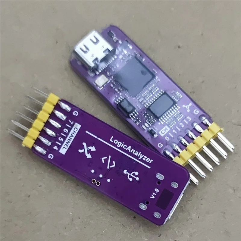 AC56-USB Logic Analyzer DLA Mini 24Mhz 8Ch Kanalen Hardware Debug Tool 5V MCU ARM FPGA Debugger