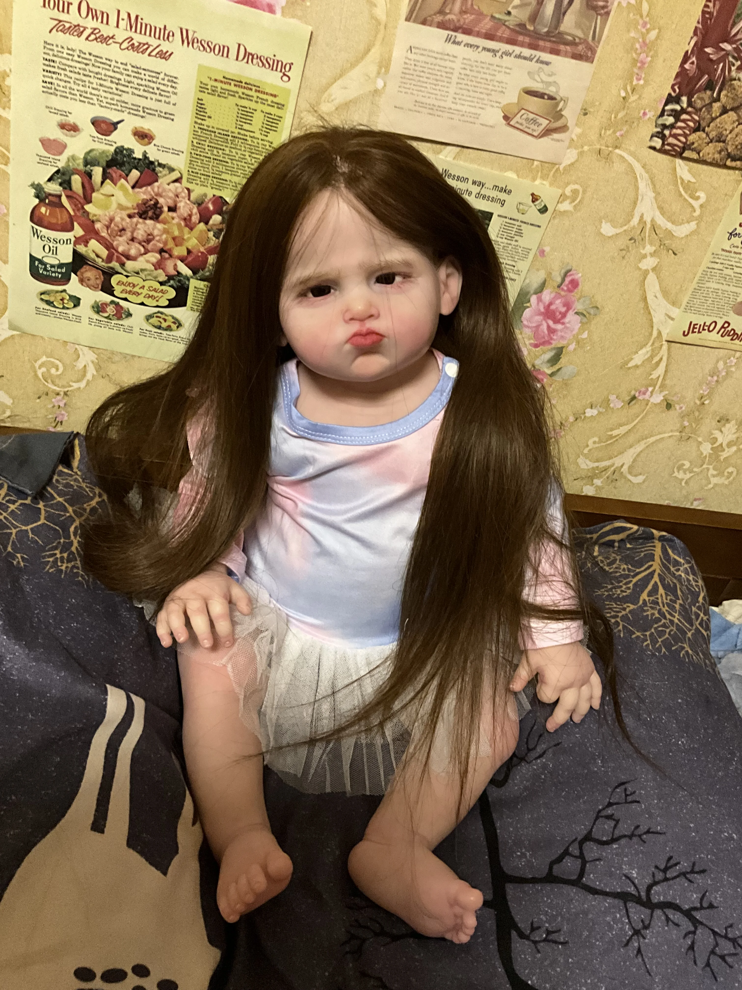 FBBD Customized Limited Supply 28inch Reborn Baby Grace Made By ShanShan Who is the best artist Already Finished Doll Real Photo