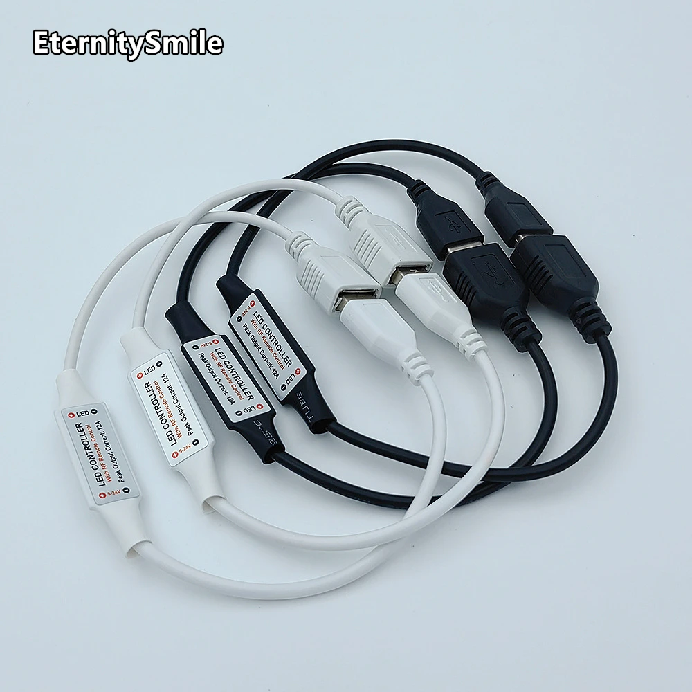 DC5V usb interface 11 key rf wireless single color led dimmer brightness adjustable controller led strip home decoration