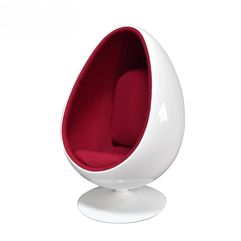 GY Nordic Living Room Single FRP Egg Chair FRP Shopping Mall Personality Pointed Ball round Leisure Creative Massage Armchair