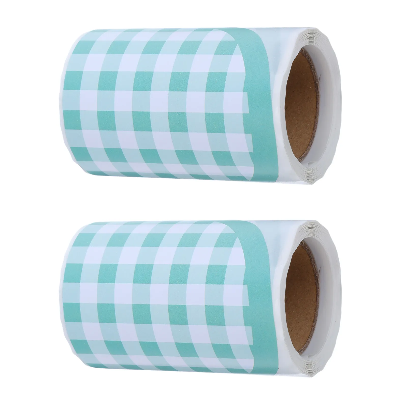 2Pcs Green Classroom Border Trim Roll Gingham Checkered Bulletin Board Borders for School Door Chalkboard Notice Board