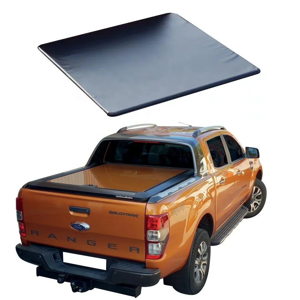 Hot Sale Soft Tri-Fold tonneau cover Roll Up bed Cover for pick up 5' 6'6'' 5'8'' 5'7'' dodge ram 2500