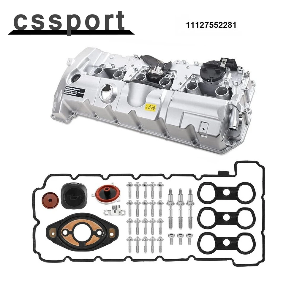 Upgrade Aluminum Valve Cover for BMW N52 E70 E82 E90 E91 328i 528i 128i X3 X5 US