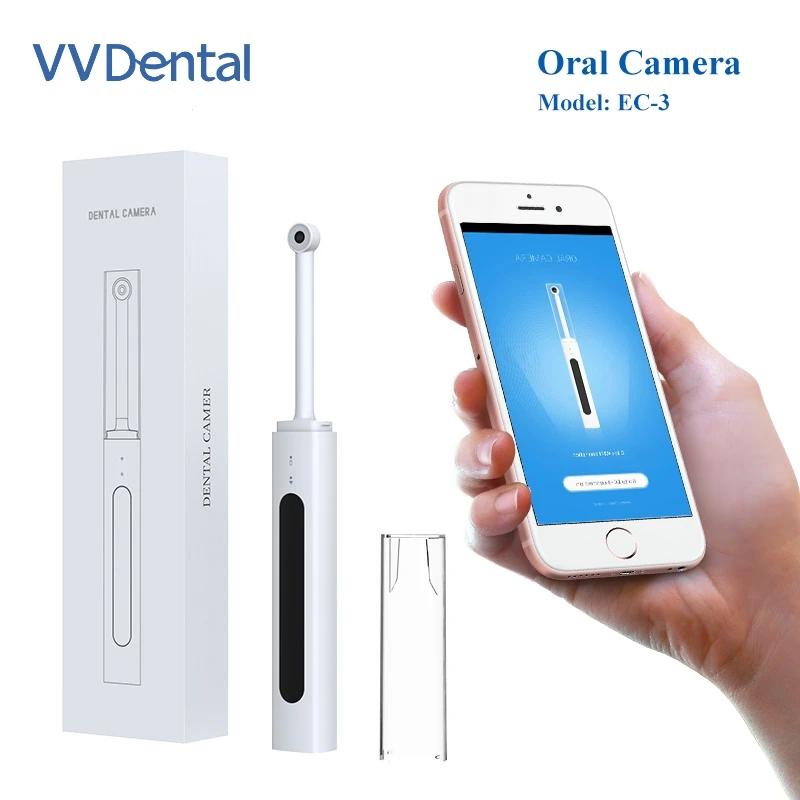 Camara Intraoral Dental Wifi 3MP HD Wifi Wireless Waterproof IP56 Intra oral Endoscope Teeth Inspection for IOS Android Phone