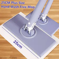 Large Hands-Free Cleaning Mop For window Floor 360°Rotation Dust Remover Automatic Paper Towel Mop Household Cleaning Tool