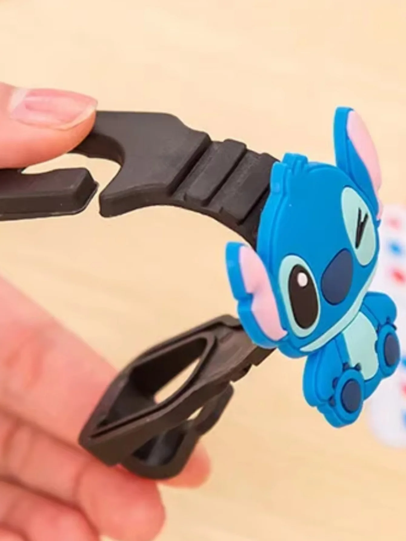 2 stks/set Stitch Anime Auto Haak Cartoon Stitch Figuur Haak Auto Accessoires Zetel Haken Kawaii Rekken Gemak Haken
