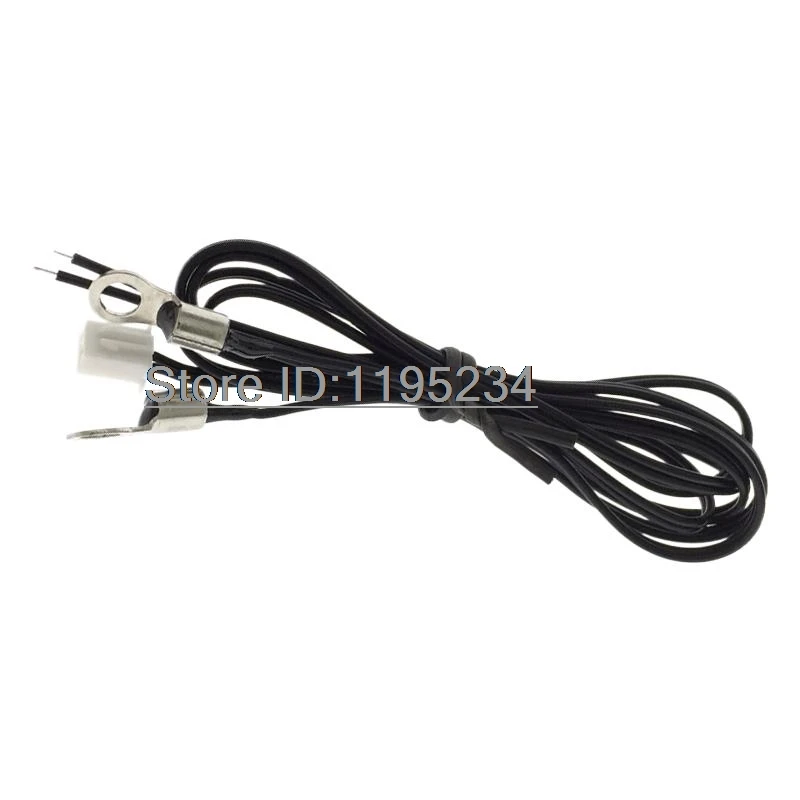 10K B3950 Line Ear Surface Mount Aperture 4.2mm 5.5-4S NTC Thermistor Temperature Sensor Long 50cm Terned And XH2.54-2P Plug