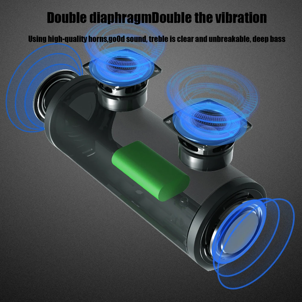 XDOBO SINOBAND Ironman 40 واط Hifi سمّاعات بلوتوث TWS مضخم صوت لاسلكي عميق باس الصوت المحيطي BT5.3 صندوق الصوت للحفلات الخارجية #4