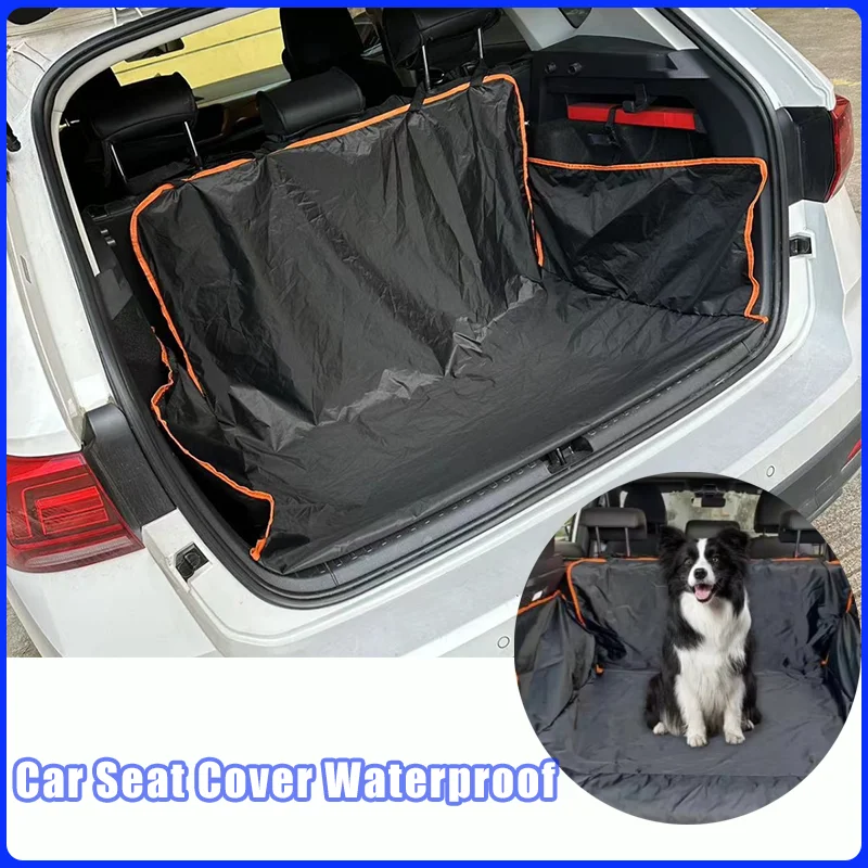 Universal Car Cargo Liner Car Pet Waterproof Anti-fouling Rear Seat Cover SUV Removable Washable Interior Isolated Cargo Liner