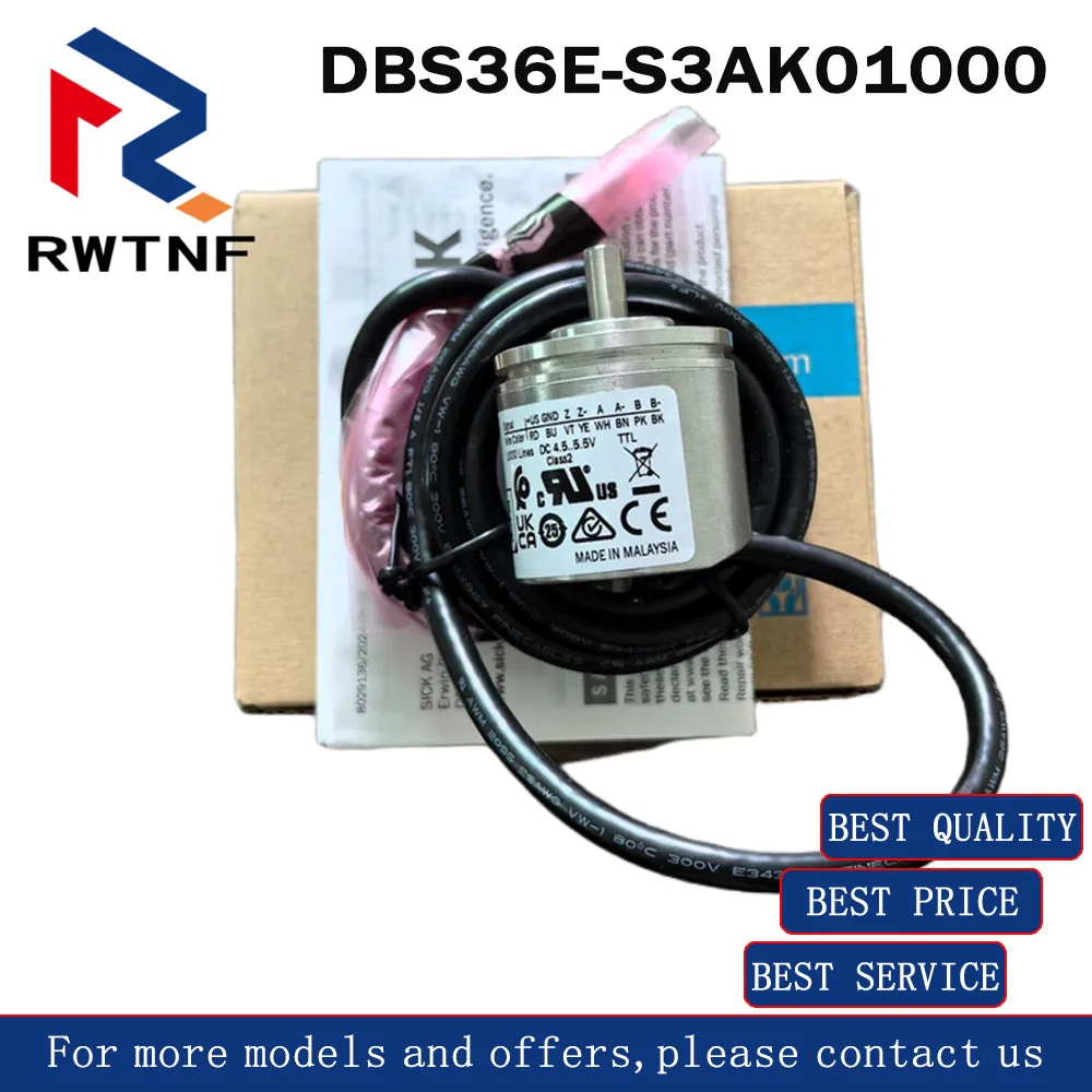 Brand New Genuine DBS36E-S3AK01000 SICK Encoder Order No. 1060539,100% original warehouse stock