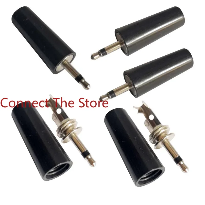 

10PCS Audio Plug 2.5 Mono Male Headset mm Round Tube Assembly