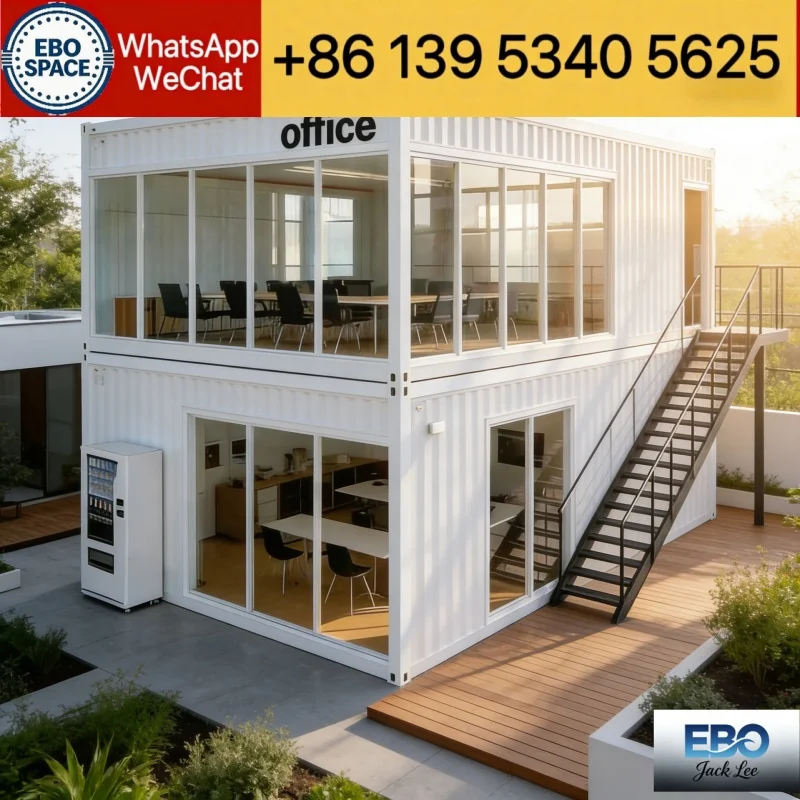 Expandable Container House: Fireproof, Insulated, Mobile Building, Suitable for Construction Sites, Camping, and Residence