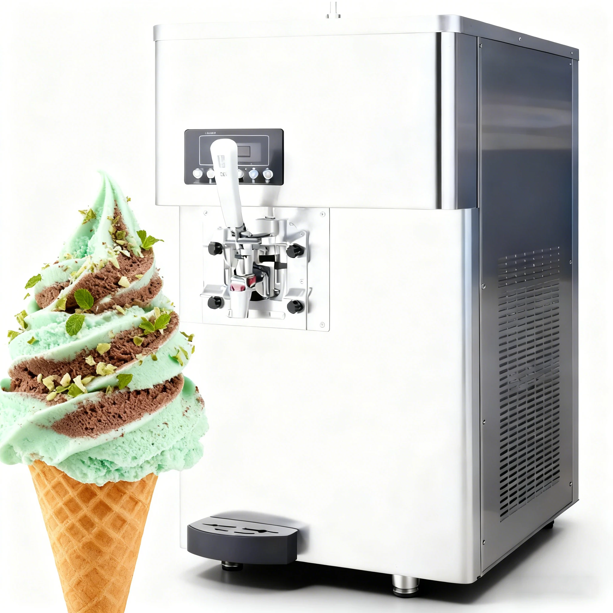 Commercial Ice Cream Maker Machine Make Ice Cream Ice Cream Machine Smart Control System For Restaurant Factory Sales