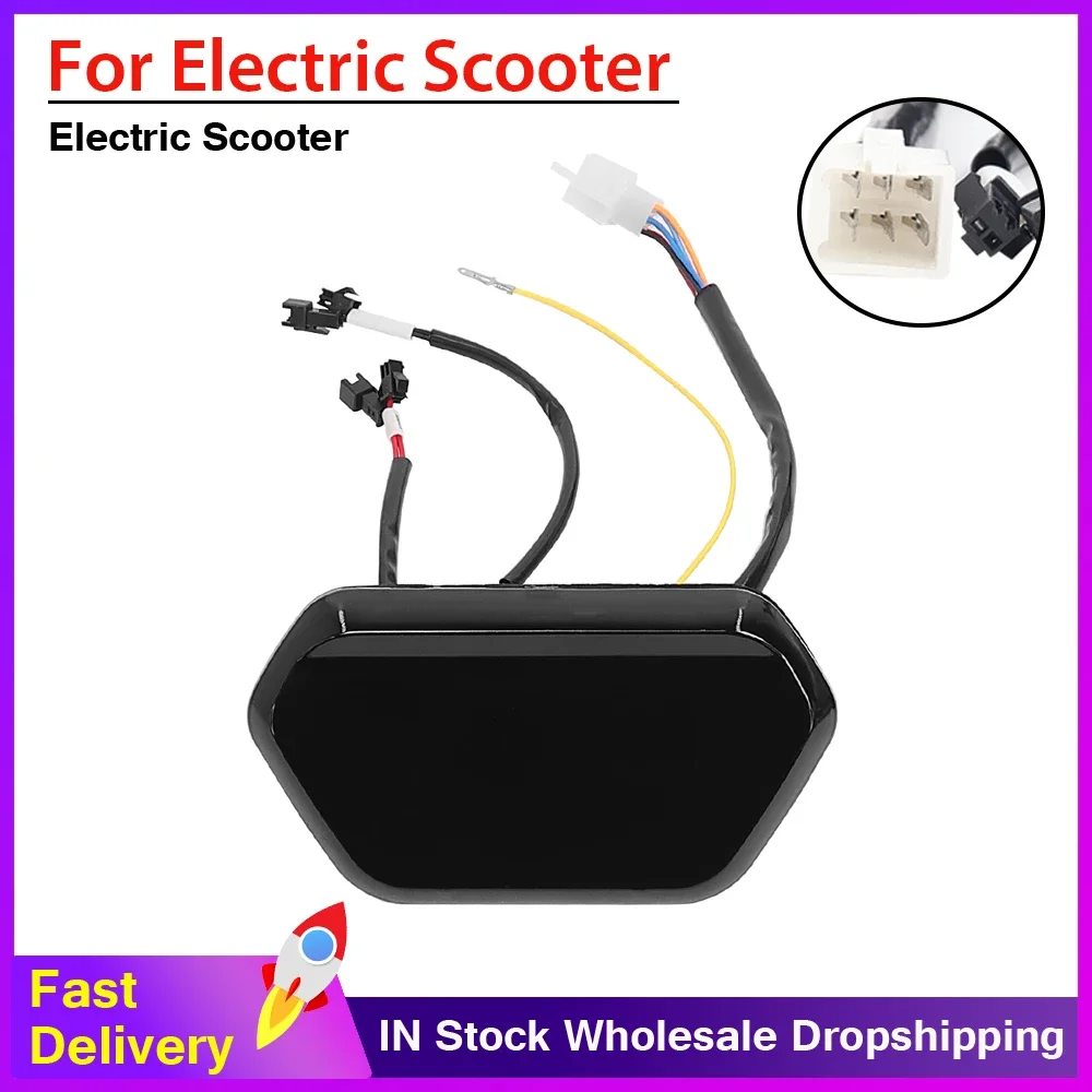 Electric Bike Universal Dashboard LCD Display 48V 60V 72V Meter Control Panel Odometer Speedometer For E-Bike/Electric Scooter