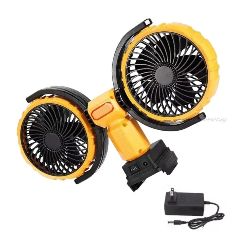 27RB Desk Ban Energy Waring Camping Ventilador giratorio Textura plástico para aire libre