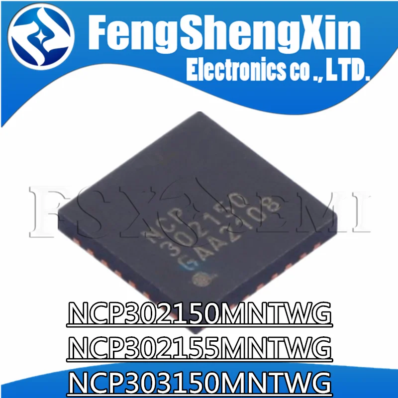 5pcs NCP302150MNTWG NCP302150 302150 NCP302155MNTWG NCP302155 302155 NCP303150MNTWG NCP303150 QFN Chips