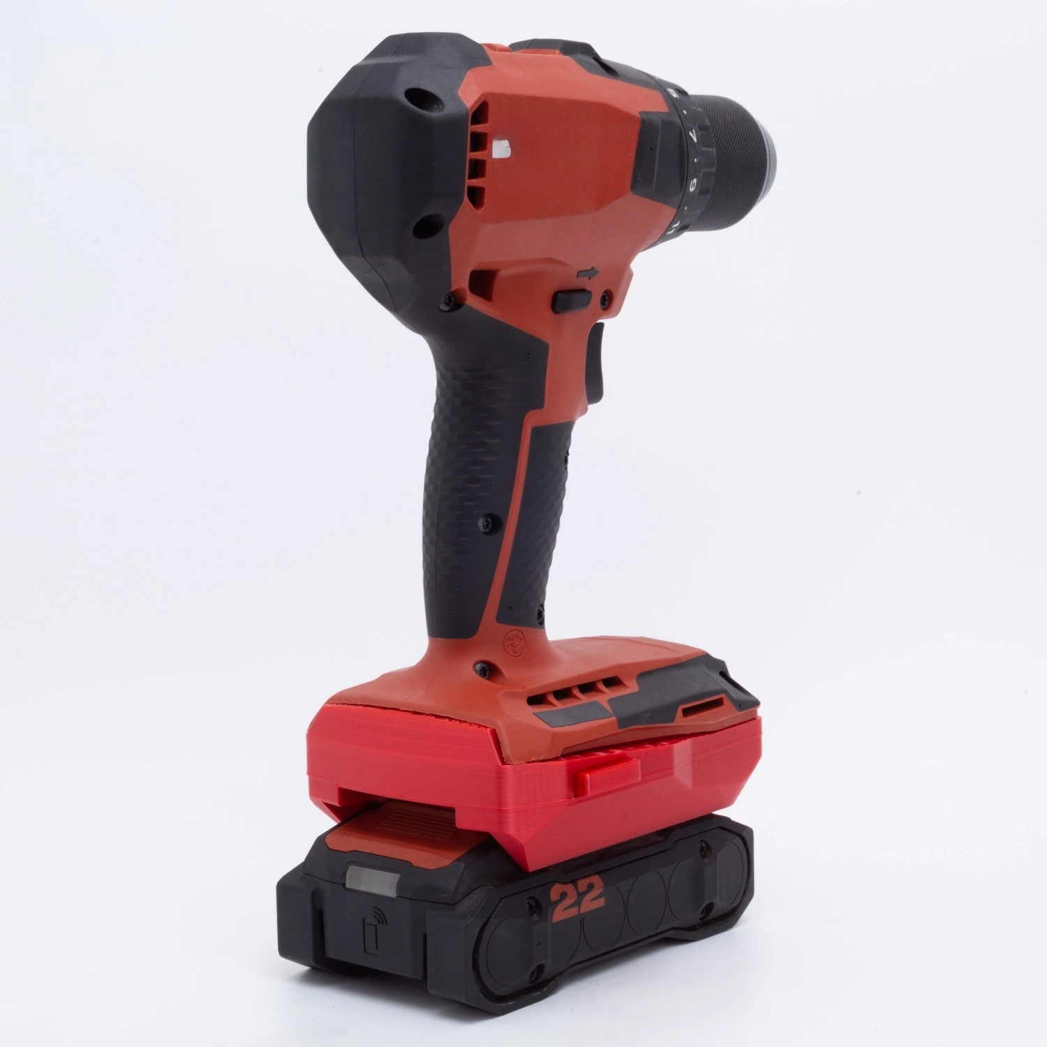Batterijen Converter Adapter voor Hilti Nuron 22V Lithium Adapter Converteren naar Hilti 22V elektrisch gereedschap zonder batterij en gereedschap)