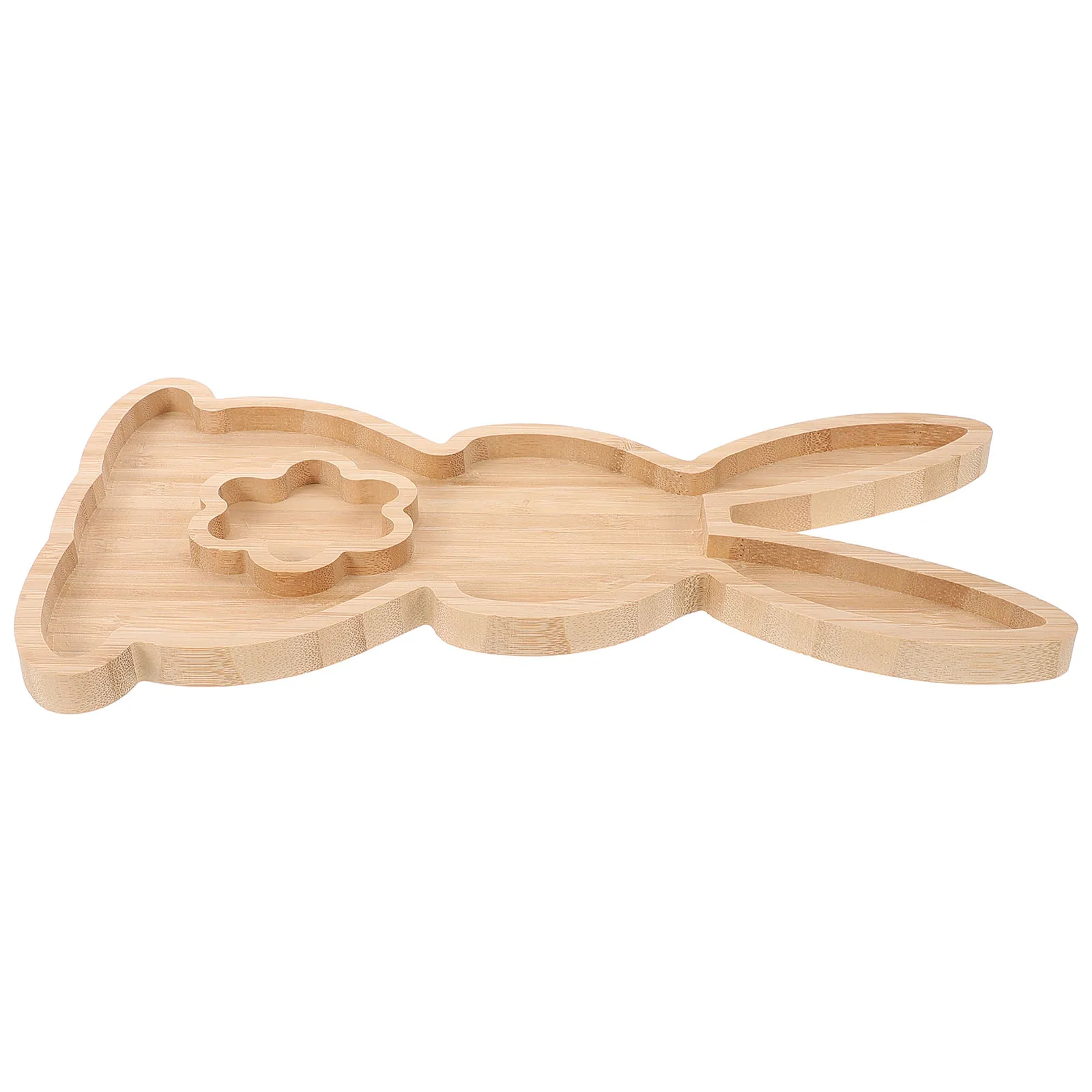

Delicatessen Bamboo Rabbit Tray Bunny Charcuterie Board Serving Platter Shape Snack