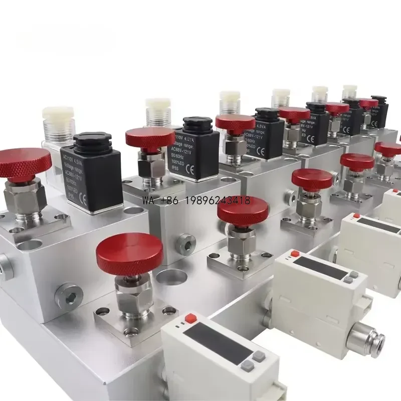 Wmwmnu for KATU FM350 New Arrival Compact Air Neutral Gas CO2 O2 Flow Meter Flow Sensor With Display