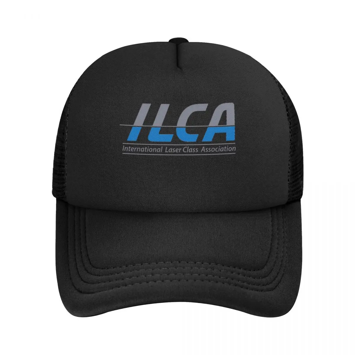 ILCA- International Laser Sailing Association-logo Baseball Caps Unisex Snapback Hat Breathable Mesh Sun Gorras Bone