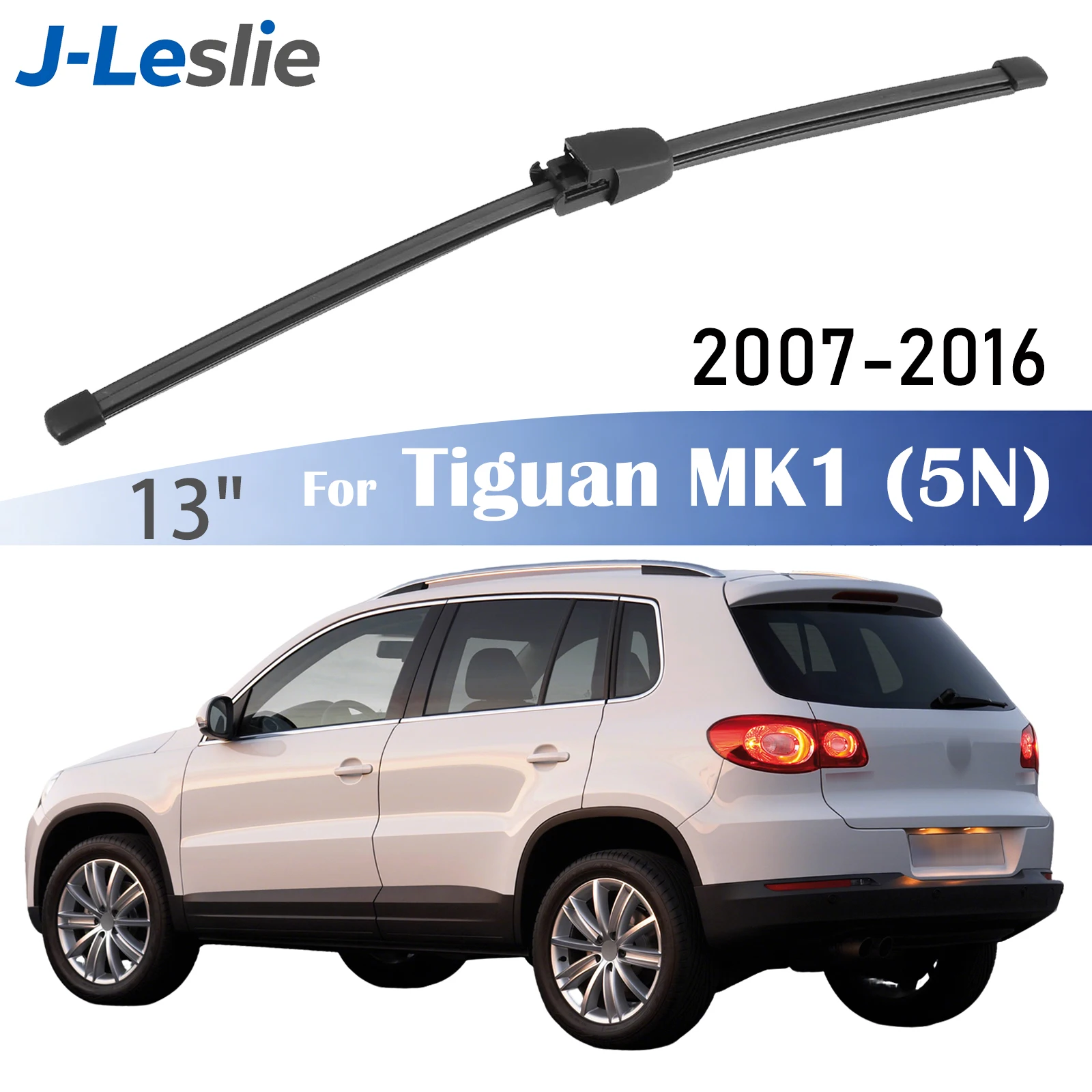 13-Zoll-Heckwischerblatt für VW Tiguan MK1 5N 2007-2016 Windschutzscheibenwischer Fensterreinigungsbürsten Zubehör scheibenwischer Hinten Heckwischerarm