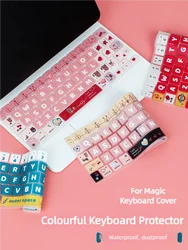 For 2024 New iPad Pro M4 Magic Keyboard 11/13 inch colour Keyboard Cover waterproofing dustproof Keyboard Protection
