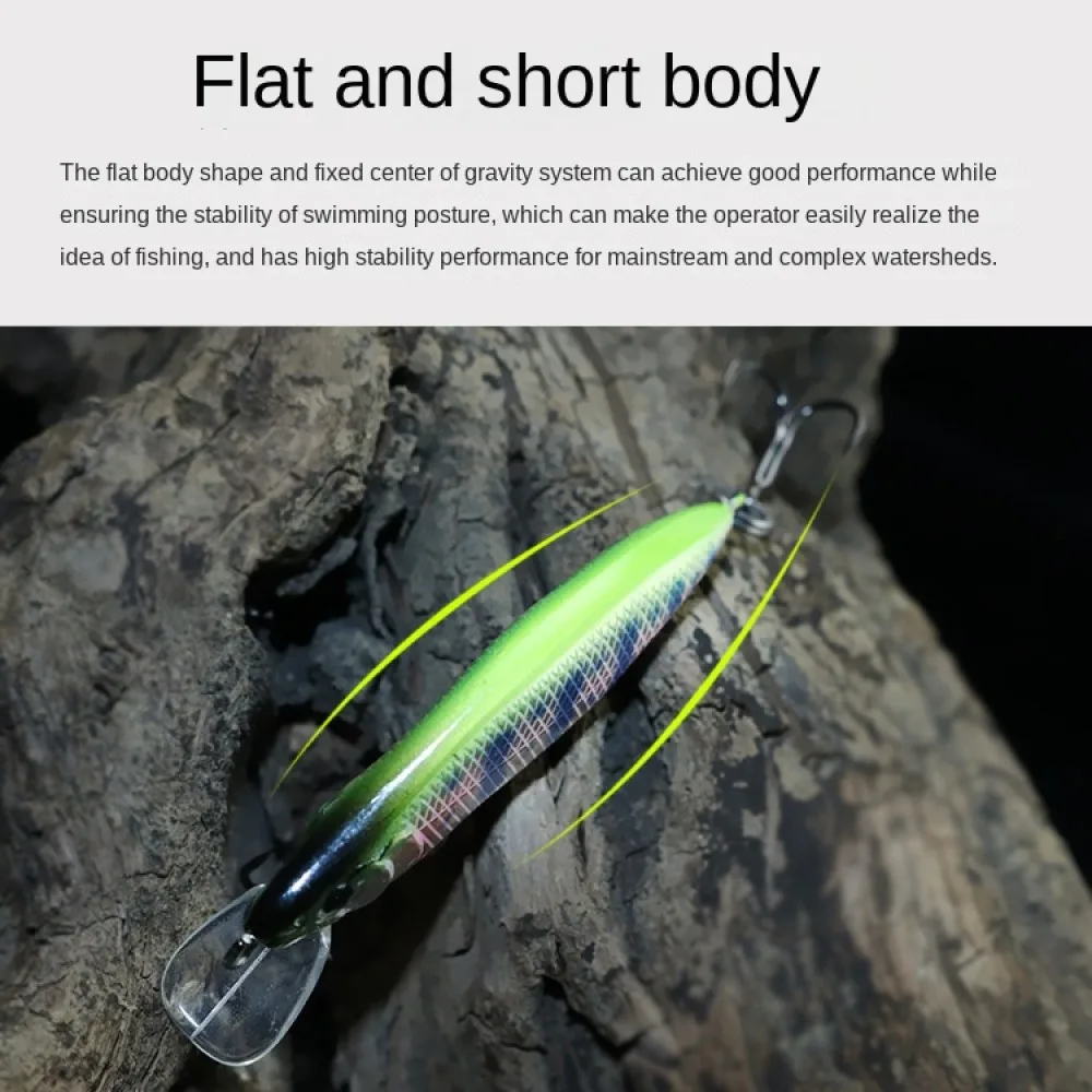 TSUYOKI الحدباء 46 غرق البلمة 46 مللي متر 4 جرام نهر الصيد Ajing لعبة إغراء البلاستيك سمك السلمون المرقط الطعم الثنائي GH46 الحدباء Wobblers