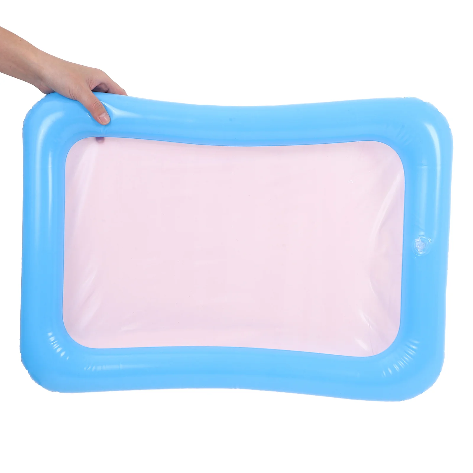 Bandeja de arena inflable para niños, Mini juguete de piscina de pesca de PVC, multifuncional, plegable, inflado rápido, desinflado, caja de arena, juego para niños