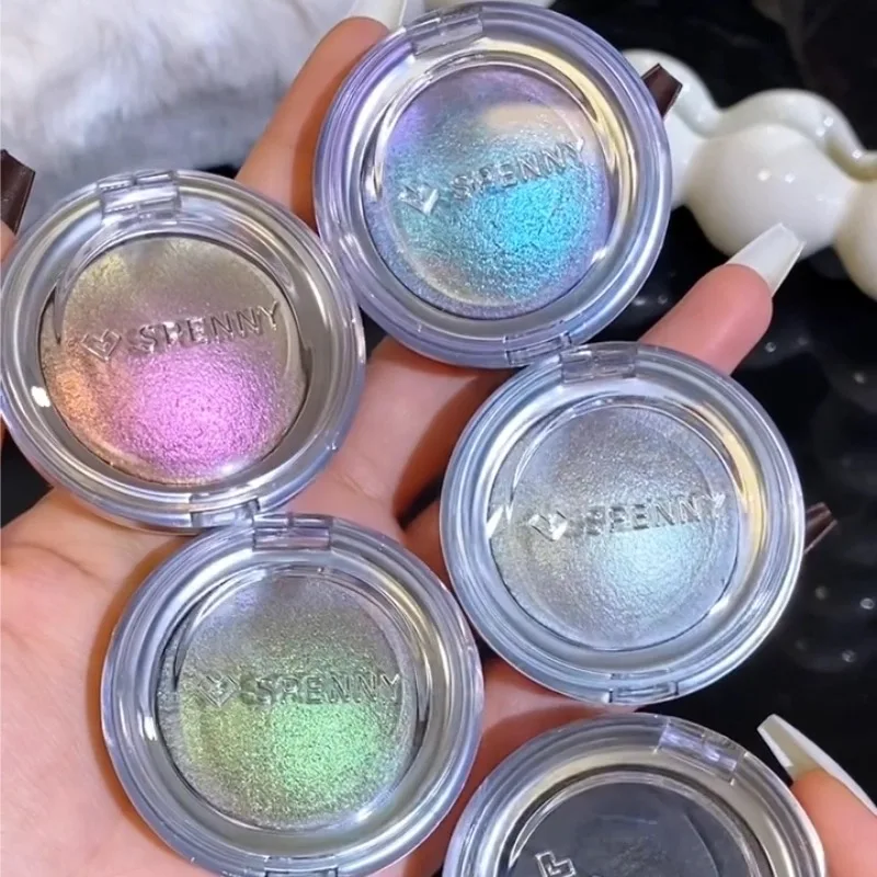 Spenny Glitter Sombra de ojos camaleón óptico de larga duración Fácil de usar Sombra de ojos Maquillaje de sombra de ojos monocromática