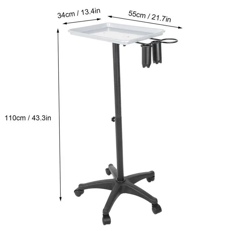 Mobili per saloni salone di bellezza carrello rotante ruote ausiliarie estetica muslimate Carrito Auxiliar Organizer strumento per parrucchieri ZLQ