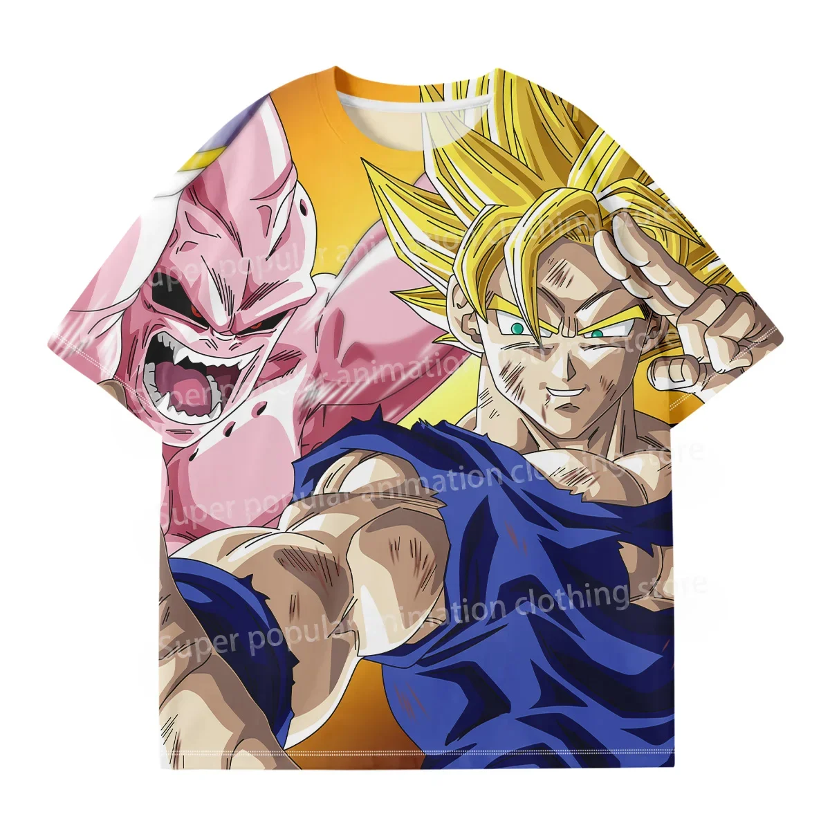 2025, Sommeranimation Vegeta Friza Sun Wukong 3D-Digitaldruck, schnell trocknendes T-Shirt für Erwachsene und Kinder, modisches Top, lässig, Y2K