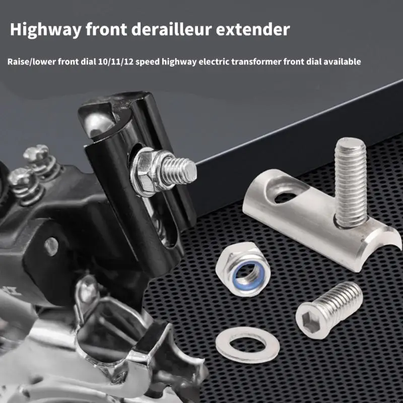 Road Bike Front Derailleur Extender for R8000 R7000 R9100 Front Derailleur Converter Bicycles Performances Accessory A70D - Image 5